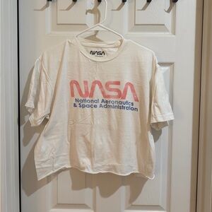 NASA Cropped Cut Tee